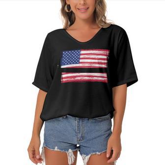 Ultra Maga And Proud Of It A Ultra Maga And Proud Of It V12 Women's Bat Sleeves V-Neck Blouse | Favorety AU