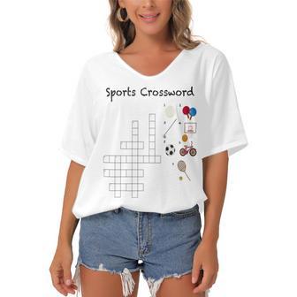 Croswords Women's Bat Sleeves V-Neck Blouse | Favorety AU