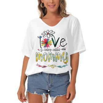 I Love My Geek Women's Bat Sleeves V-Neck Blouse | Favorety