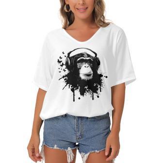 Monkey Business Women's Bat Sleeves V-Neck Blouse | Favorety DE