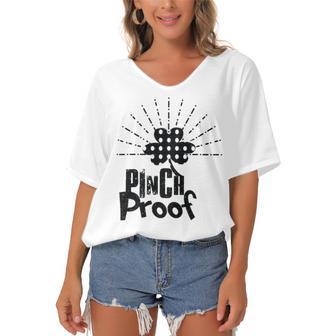 New Pinch Proof St Patricks Women's Bat Sleeves V-Neck Blouse | Favorety AU