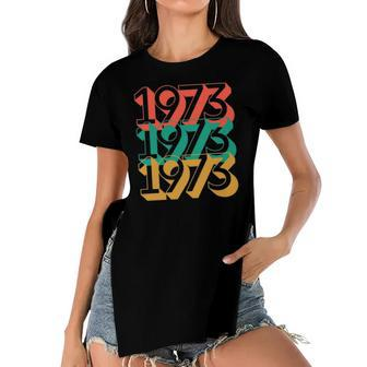 1973 Retro Roe V Wade Pro-Choice Feminist Womens Rights Women's Short Sleeves T-shirt With Hem Split | Mazezy