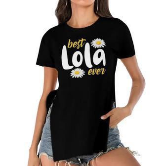 Best Lola Ever For Women Lola Filipino Women's Short Sleeves T-shirt With Hem Split | Mazezy