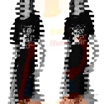 Buy Me A Beer The End Is Near - Funny Bachelor Party Gift Women's Short Sleeves T-shirt With Hem Split | Mazezy