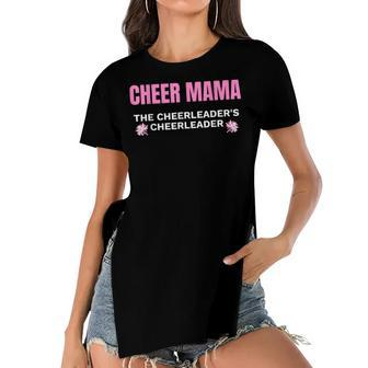 Cheer Mama Cheermom Women Cheerleader Mom V2 Women's Short Sleeves T-shirt With Hem Split - Seseable