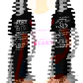 Donna Name Gift And God Said Let There Be Donna Women's Short Sleeves T-shirt With Hem Split | Seseable UK