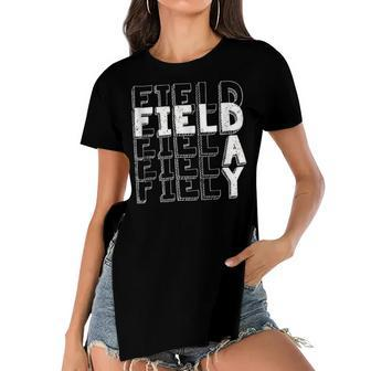 Field Day 2022 For School Teachers Kids And Family V2 Women's Short Sleeves T-shirt With Hem Split - Seseable