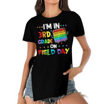 Im In 3Rd Grade On Field Day 2022 Pop It Kids Boys Girls Women's Short Sleeves T-shirt With Hem Split - Seseable