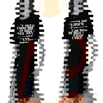 Its Weird Being The Same Age As Old People Funny Birthday Women's Short Sleeves T-shirt With Hem Split | Seseable CA