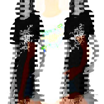 Laser Tag Birthday Boy Lasertag Party Mom Matching Family Women's Short Sleeves T-shirt With Hem Split | Mazezy