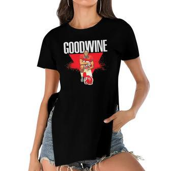 Monkell Goodwine Alabama Football Splash Women's Short Sleeves T-shirt With Hem Split | Mazezy