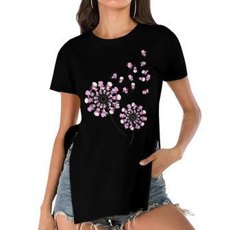 Poodle Flower Fly Dandelion Funny Dog Lover For Mom Men Kids Women's Short Sleeves T-shirt With Hem Split - Seseable