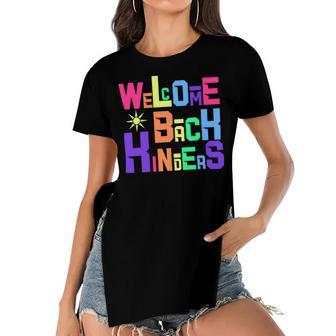 Welcome Back To School Kinders 486 Shirt Women's Short Sleeves T-shirt With Hem Split | Favorety UK