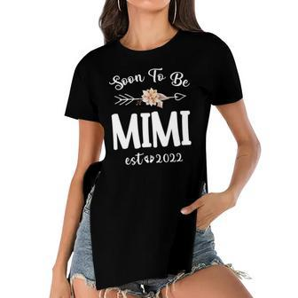 Womens Womens Soon To Be Mimi 2022 First Time Mimi Women's Short Sleeves T-shirt With Hem Split | Mazezy