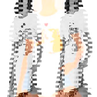 Hamster Lover Hammy Girls Women Women's Short Sleeves T-shirt With Hem Split | Mazezy