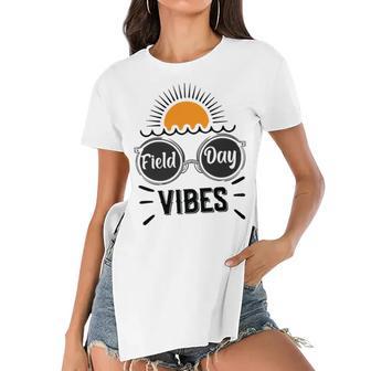 Happy Field Day Field Day Tee Kids Graduation School Fun Day V7 Women's Short Sleeves T-shirt With Hem Split | Favorety