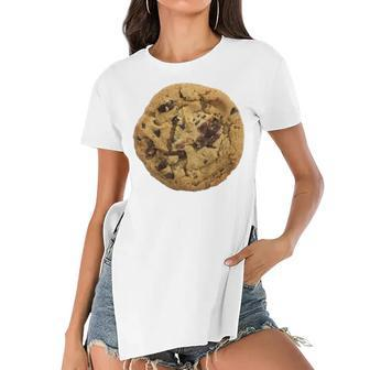 Kids Smart Cookie Milk And Cookie Halloween Costume Women's Short Sleeves T-shirt With Hem Split - Seseable