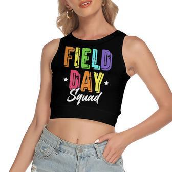 Field Day 2022 Field Squad Boys Girls Students Women's Crop Top Tank Top | Mazezy