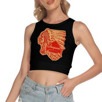 Iroquois Beer And Ale For Home Brewer Women's Crop Top Tank Top | Mazezy