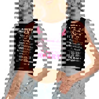 June Girl And God Said Let There Be June Girl Women's Sleeveless Bow Backless Hollow Crop Top | Seseable CA