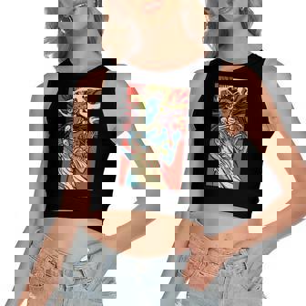 Kali Goddess Hindu Goddess Women's Crop Top Tank Top | Mazezy