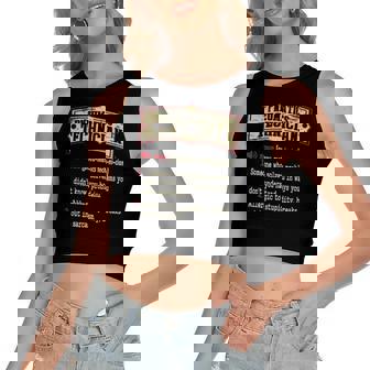 Pneumatics Technician Sarcastic Dictionary Pneumatic Engineering Women's Crop Top Tank Top | Mazezy