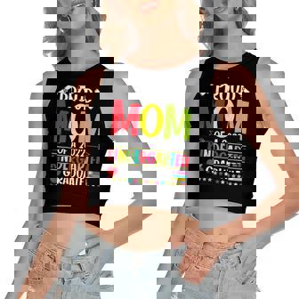 Proud Mom Of A Class Of 2022 Kindergarten Graduation Women's Crop Top Tank Top | Mazezy