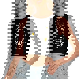 This Is How Science Works Beer Home Brewing Women's Crop Top Tank Top | Mazezy