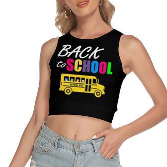 Welcome Back To School Here I Come 487 Shirt Women's Sleeveless Bow Backless Hollow Crop Top | Favorety DE