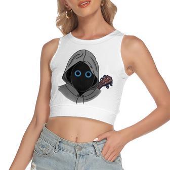 Boywithuke Music Boy With Uke Women's Sleeveless Bow Backless Hollow Crop Top | Favorety UK