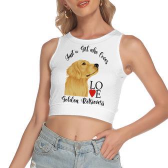 Copy Of Justagirlwholovesgoldenretrievers Women's Sleeveless Bow Backless Hollow Crop Top | Favorety DE