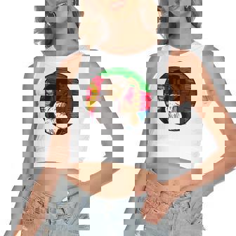 Patriotic Eritrean Flag Eritrea Proud Eritrean Girl Women's Crop Top Tank Top | Mazezy