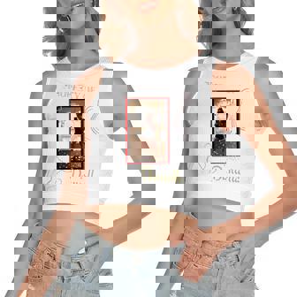 Property Of Goddess Daniella Women's Crop Top Tank Top | Mazezy