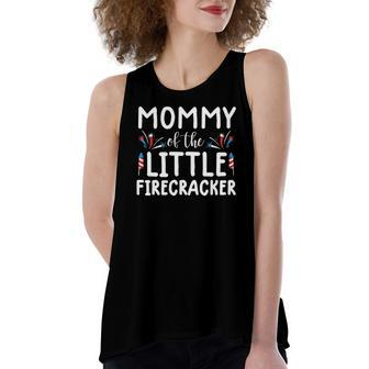 4Th Of July S For Mommy Of The Little Firecracker Women's Loose Tank Top | Mazezy
