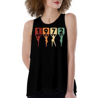 50 Years Old Birth Year 1972 50Th Birthday 2022 Women's Loose Fit Open Back Split Tank Top - Seseable