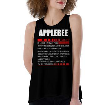 Applebee Fact Fact T Shirt Applebee Shirt For Applebee Fact Women's Loose Fit Open Back Split Tank Top - Seseable