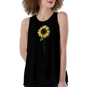 Being An Aunt Makes My Life Complete Sunflower Women's Loose Tank Top | Mazezy