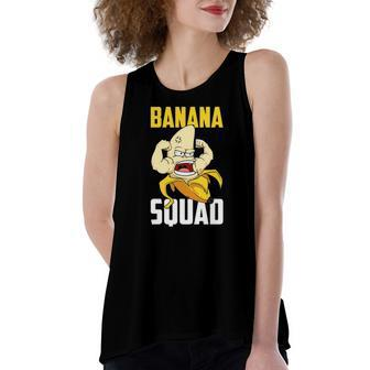 Banana Squad Bananas Fruit Costume Team Women's Loose Tank Top | Mazezy