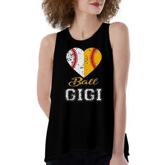 Baseball Gigi Ball Gigi Softball Women's Loose Tank Top | Mazezy