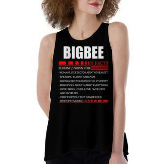 Bigbee Fact Fact T Shirt Bigbee Shirt For Bigbee Fact Women's Loose Fit Open Back Split Tank Top - Seseable