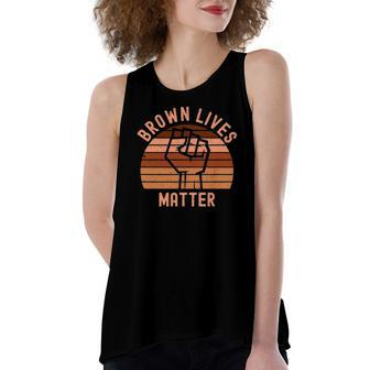 Brown Lives Matter Melanin For And Toddler Women's Loose Tank Top | Mazezy