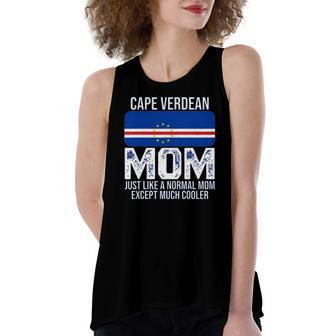 Cape Verdean Mom Cape Verde Flag For Women's Loose Tank Top | Mazezy DE