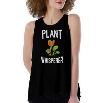 Carnivorous Plant Whisperer Hobby Gardening Women's Loose Tank Top | Mazezy