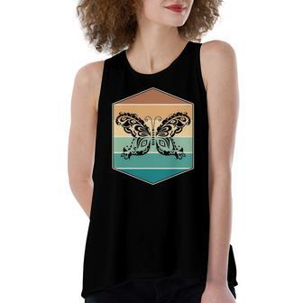 Caterpillar Butterfly Insect Butterfly Women's Loose Tank Top | Mazezy