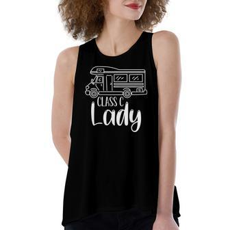 Class C Lady Rv Recreational Vehicle Camping Road Trip Women's Loose Tank Top | Mazezy