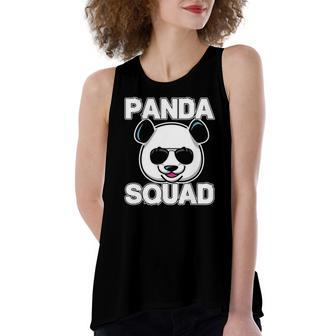 Cool Panda Squad I Panda Bear Women's Loose Tank Top | Mazezy