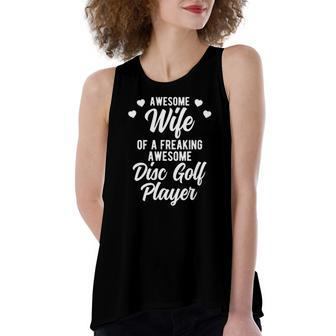 Disc Golfer Husband For Disc Golf Player Wife Women's Loose Tank Top | Mazezy