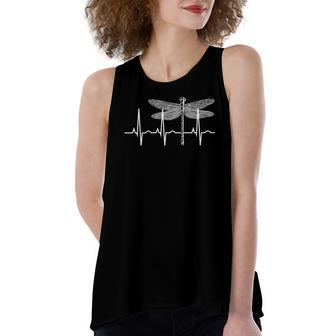 Dragonfly For & Dragonfly Lover Heartbeat Women's Loose Tank Top | Mazezy