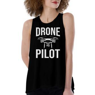 Drone Pilot Drone Operator Rc Flight Women's Loose Tank Top | Mazezy CA