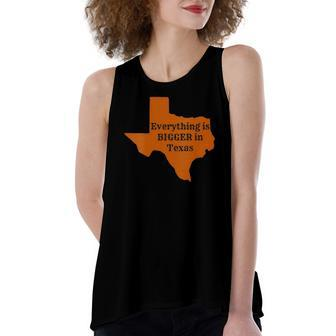Everything Is Bigger In Texas Austin Women's Loose Tank Top | Mazezy